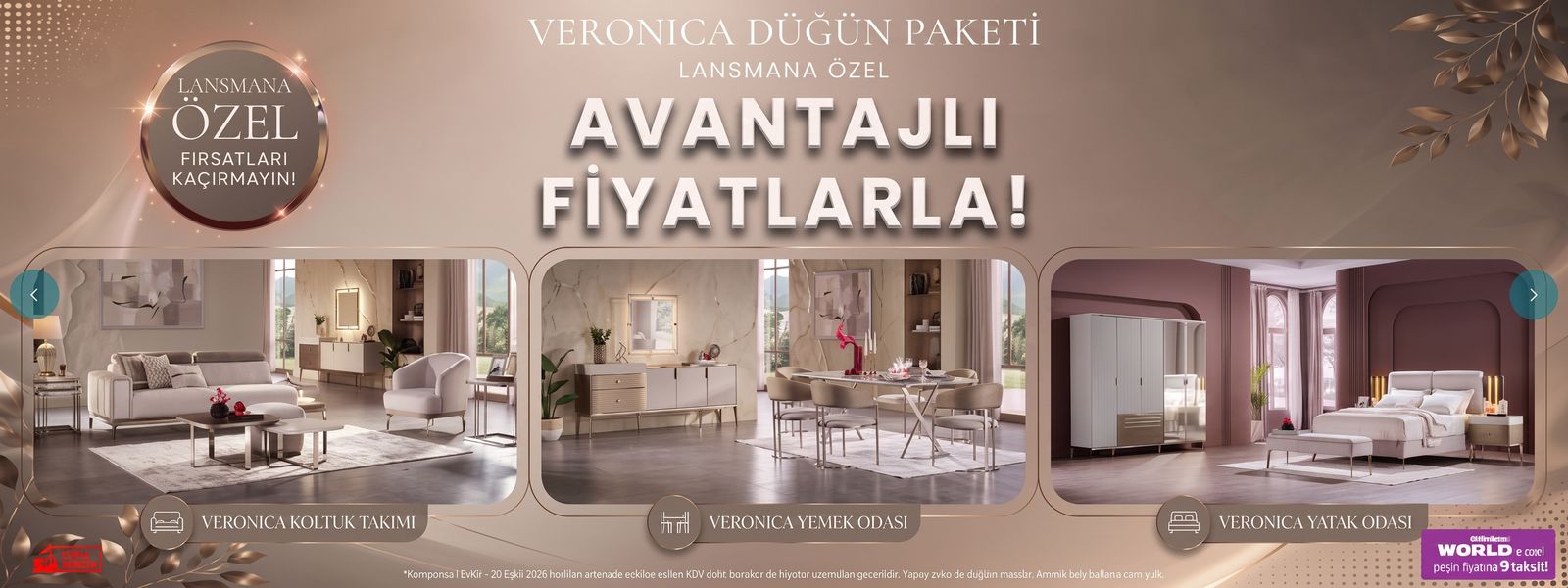 Veronica düğün paketi